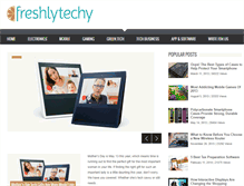 Tablet Screenshot of freshlytechy.com